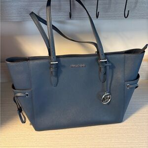 Michael Kors Slate Blue Tote Bag